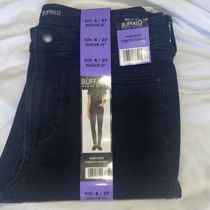 Buffalo David Bitton Black High-Rise Skinny